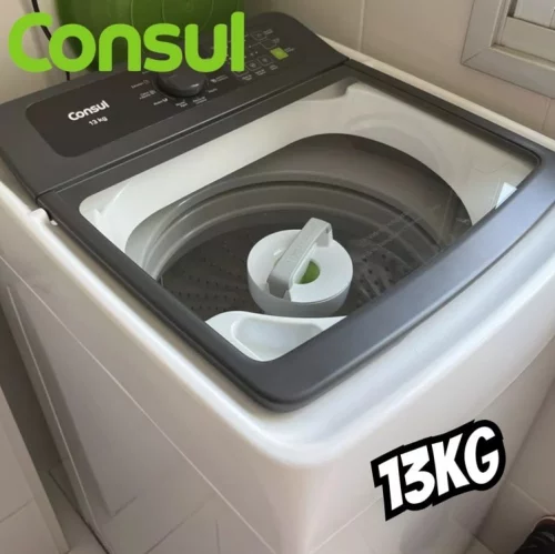 Máquina De Lavar Cwn13ab 13kg Branca Consul Cor Branco 110v