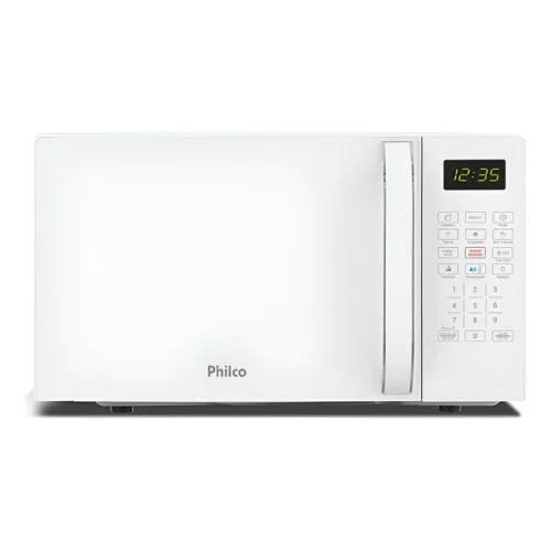 > Micro-ondas Philco 20l Branco 1100w Pmo23b Limpa Fácil