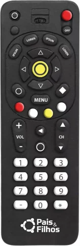 Mordedor Meu Controle Multi-Colored Pais & Filhos