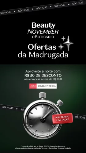 🟢 🚨O Boticário | Cupom CINQUENTINHA no site ou APP do Boti !!! 🚨😱