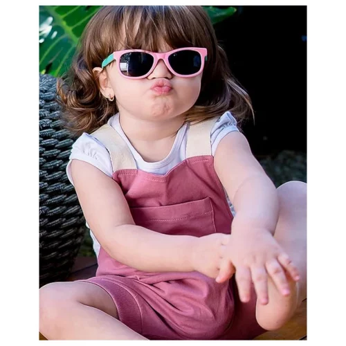 Óculos De Sol Baby Color Pink Rosa, Buba