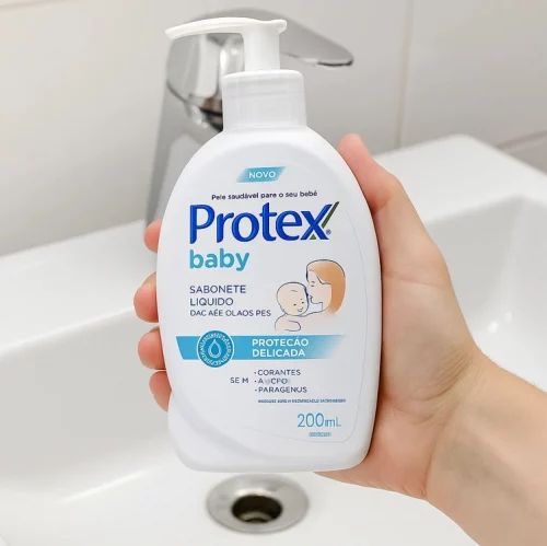 👶 PELE MACIA E SEGURA! Fórmula suave ideal para o dia a dia do bebê! 💧💙 #Amazon