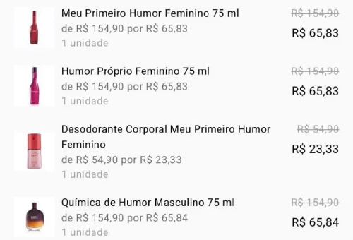 PERFUME HUMOR POR R$65,83😱🚨🚨