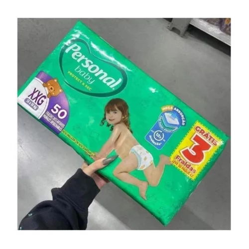Personal Fralda Soft & Protect Hiper XXG, 50 Unidades