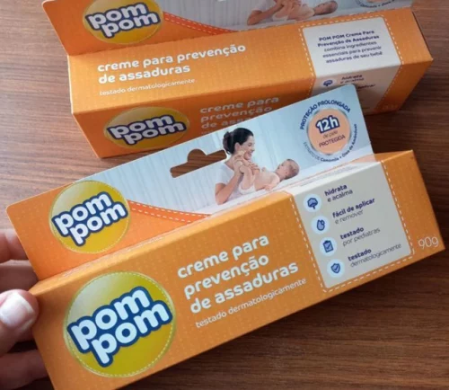 😍 Pomada Pom Pom Anti Assaduras 90g