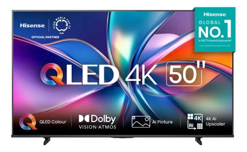 PREÇÃO! Hisense Smart Tv 50’’ 4k QLED