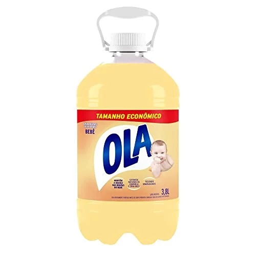 🛍️Sabão Líquido Ola Bebê para Roupas Finas e Delicadas 3,8l