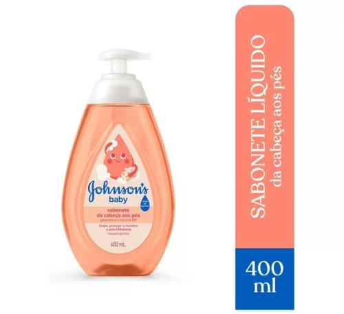 Sabonete Líquido Glicerina Da Cabeça Aos Pés Johnson's Baby 400ml
