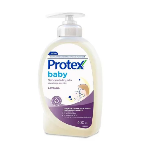 Sabonete Líquido para bebês Protex Baby Lavanda 400ml Sabonete Líquido para bebês Protex Baby Lavanda 400ml