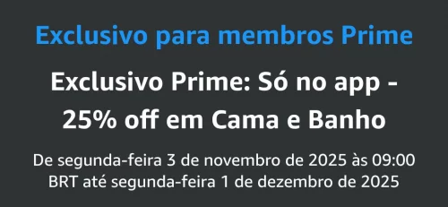 Somente no app Amazon