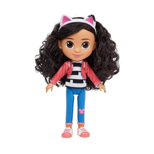 🛍️SUNNY, Gabby's Dollhouse, Boneca Gabby, Orelhas de Gato Removíveis - 20cm