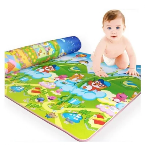 Tapete de Atividades Térmico 120x90 Infantil Emborrachado Educativo Bebê Crianças Tatame Dobrável