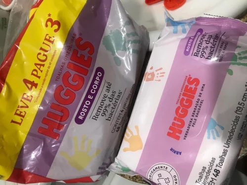192 un. Lenços Umedecidos Huggies One & Done