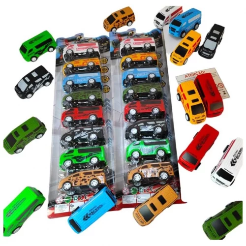 20 Carrinhos fricção Lembrancinha Drift Racing Mini Trucks Wheels Conjunto Veículos Divertidos Miniatura Colecionável