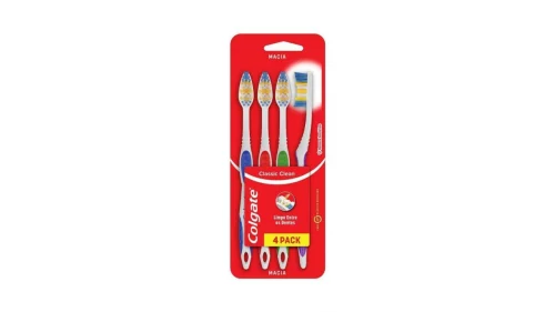 4 un. Escova De Dente Colgate Classic Clean