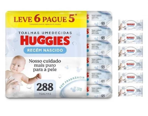 6 x 48 unidades  (sem fragrância)