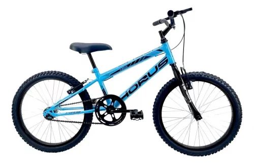 Bicicleta Infantil Aro 20 Masculina Force + Rodinha Lateral Cor Azul-celeste Tamanho Do Quadro 14