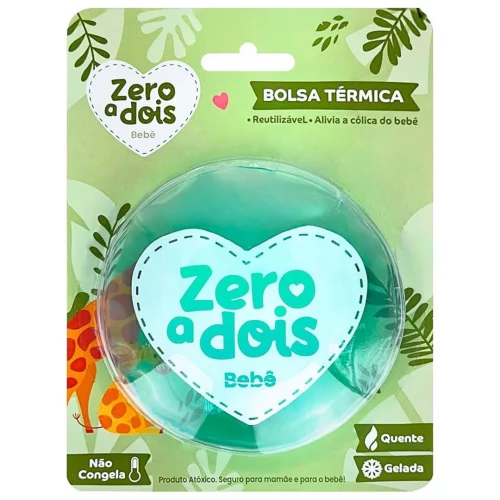 Bolsa Térmica para Bebê, Alivia a cólica, com Blister, Verde - Zero a dois