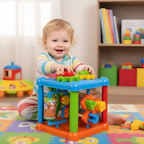 Brinquedo de Menino Blocos Interativos Educativo Letras e Peças Interativas Para Desenolvimento Infantil 166 Divplast