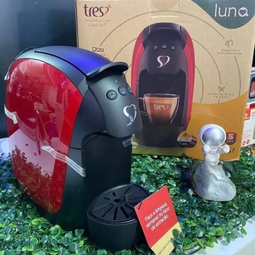 ▪️ Cafeteira Espresso Luna Vermelha - TRES 3 Corações 127V