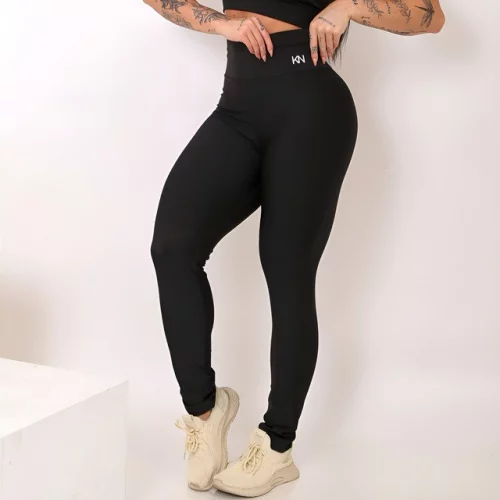 > Calça Legging Fitness Zero Transparência Cintura Alta Koenig