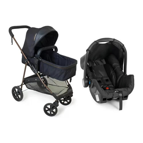Carrinho Bebê Conforto Napoli Travel System Cobre Galzerano