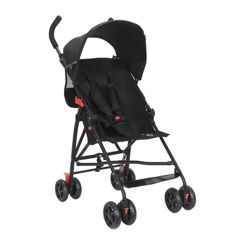 Carrinho de Bebê Passeio Guarda Chuva MOVEE Maxi Baby - Preto