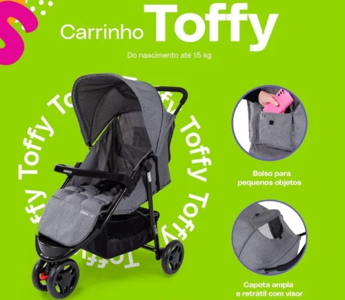 Carrinho de Bebê Toffy Cosco (opção de cor) Carrinho de Bebê Toffy Cosco (opção de cor)