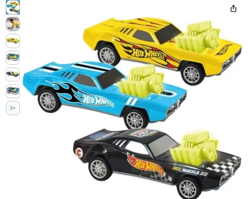 🔥Carro de Fricção Speed Machine Hot Wheels Luz e Som Modelos Sortidos Multikids - BR2085