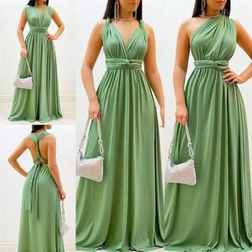Chegou a hora de brilhar nas festas com um vestido que se adapta a qualquer ocasião e ainda vem com 40% de desconto! 🎉👗