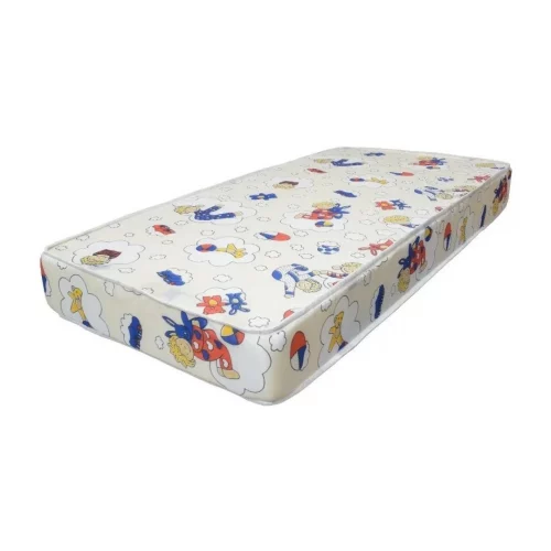 Colchão Para Berço Desmontável Chiqueirinho 100x70x06cm Creme