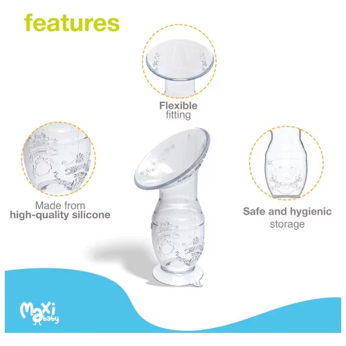 Coletor de Leite Materno Manual de Silicone Simpli Maxi Baby