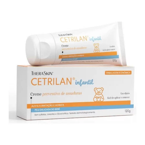 Creme para Prevenção de Assaduras Cetrilan 120g Creme para Prevenção de Assaduras Cetrilan 120g