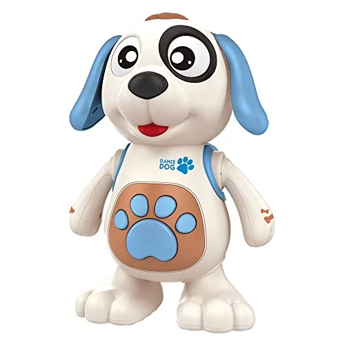 🛍️DM Toys Brinquedo Interativo Musical Mexe Danca Luz e Som Dancing Cachorro