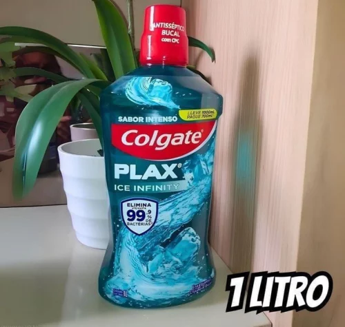 Enxaguante Bucal Colgate Plax Ice Infinity 1l