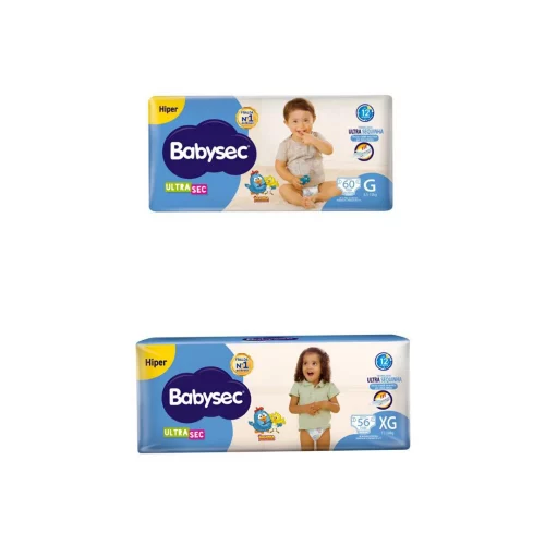 Fralda Babysec Ultrasec Galinha Pintadinha G e XG