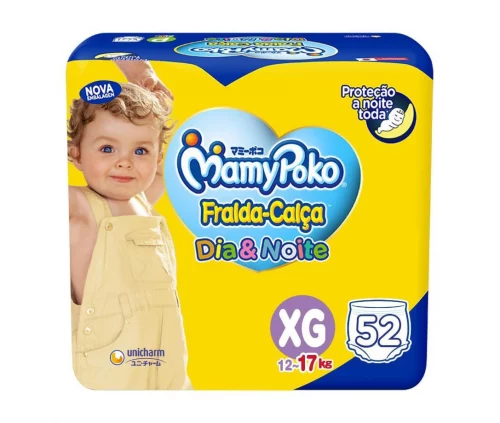 Fralda-Calça MamyPoko Dia&Noite XG 52 Unidades Fralda-Calça MamyPoko Dia&Noite XG 52 Unidades