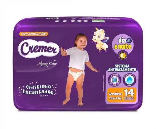 Fralda Cremer Grandinhos 14 Unidades