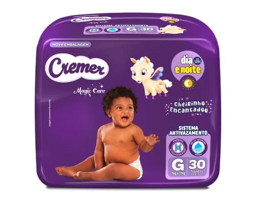Fralda Cremer Magic Care G 30 Unidades