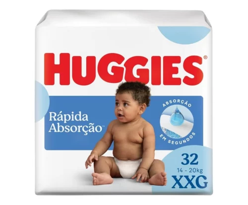 Fralda Huggies Tripla Proteção XXG 32 unidades