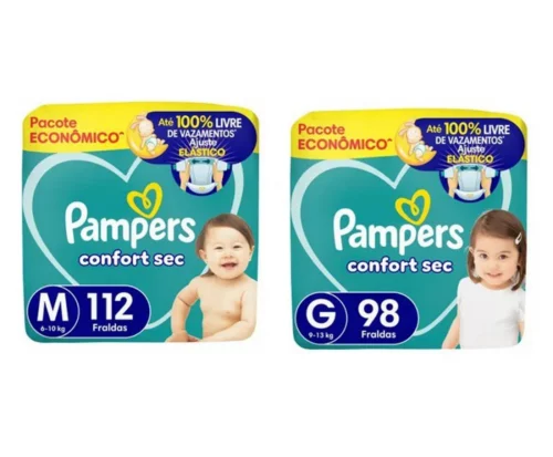 Fralda Pampers Confort Sec