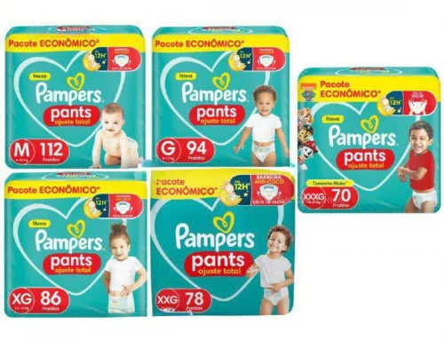 Fralda Pampers Pants Ajuste Total M ao XXXG