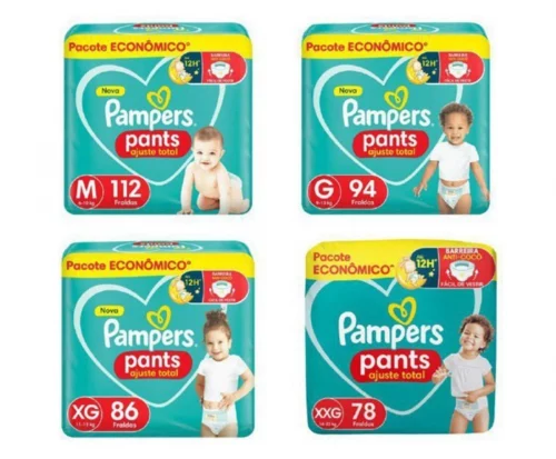 Fralda Pampers Pants Ajuste Total