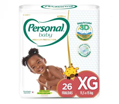 Fralda Personal Baby Premium XG 26 unidades