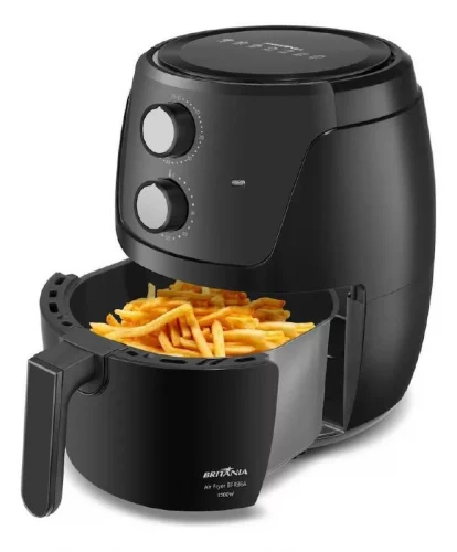 Fritadeira Elétrica Britânia Bfr36a Silverstone 4,2l 1500w Preto 110v