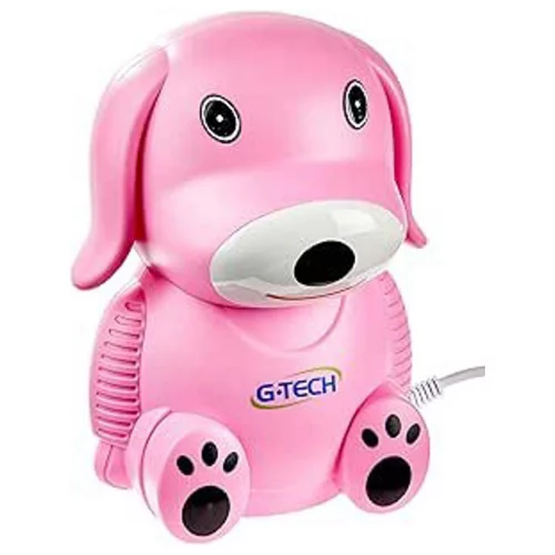 G-Tech Inalador Nebulizador Nebdog Bivolt Rosa