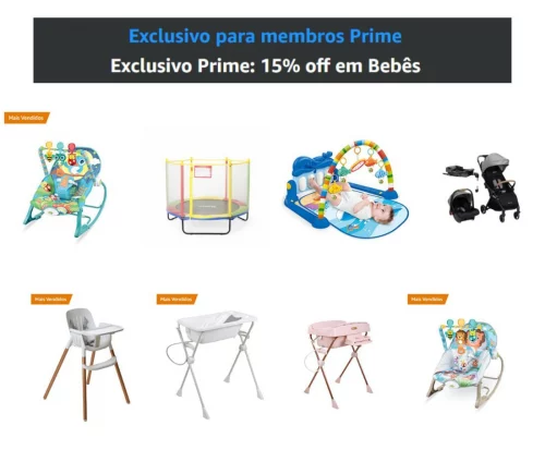 Ganhe 15% OFF em Produtos de Bebês na Amazon