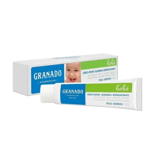 Granado Creme Assaduras Dermocalmante Bebê, Peles Sensíveis, 50g