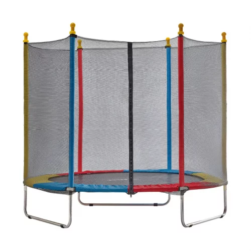 Justfun Cama Elástica Infantil Pula Pula Trampolim 1,80 M Colorida