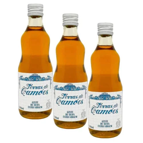 🔥 Kit Azeite Terras de Camões Extra Virgem Frutado 500ml 3 Unidades - R$ 63